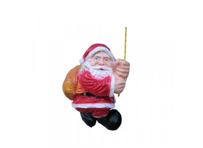 Santa Claus de Noël 32cm Décoration Traineau Figure Statue Décoration