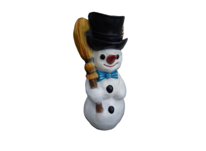 Figurine de bonhomme de neige statue décoration statues décoration 43cm hiver nouvelles statues nouvelle sculpture