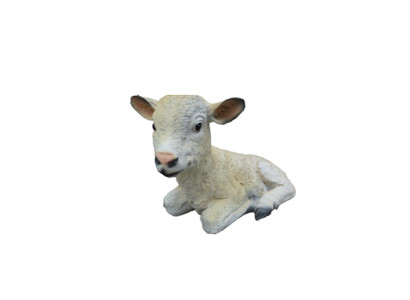 Figurine de mouton Statue Décoration de jardin Sculpture Sculptures décoratives