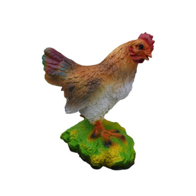 Poulet 32cm Figur Statue Garten Skulptur Dekorative Skulpturen Dekoration
