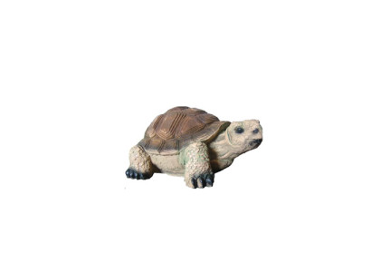 Figurine de décoration salon Moderne statue tortue jardin peinte 18 cm décoration