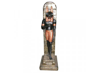 Figure égyptienne d'Anubis en plastique, dieu de la mort, statues de décoration, figurines de 33 cm.