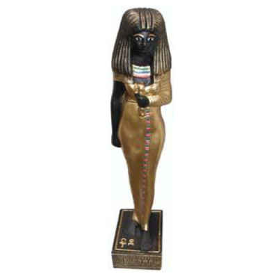 Sculpture égyptienne Cleopatra Statue en plastique Figures Statues Style antique 35 cm