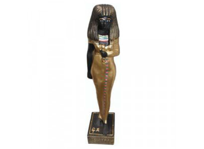 Sculpture égyptienne Cleopatra Statue en plastique Figures Statues Style antique 35 cm