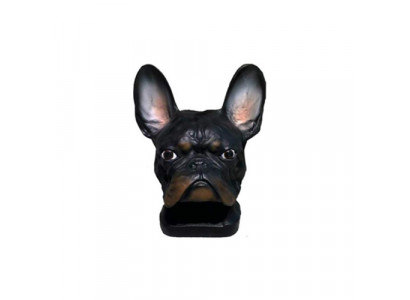 Statue décorative de chien Buste de chien Sculpture Figure 35 cm Figures Statues Sculptures (A181)