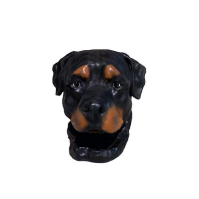 Chien Rottweiler Figurine Décorative Statue Sculpture 35 cm Figures Statues Sculptures A184