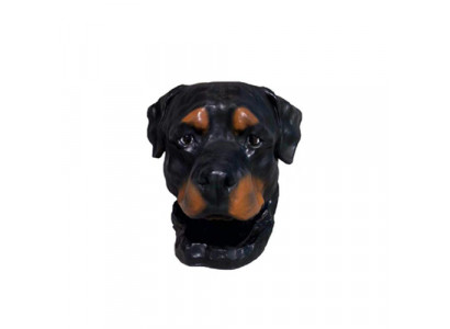Chien Rottweiler Figurine Décorative Statue Sculpture 35 cm Figures Statues Sculptures A184
