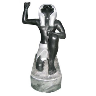 Figure de pharaon égyptien en plastique, hauteur 21 cm