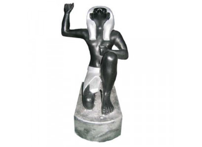 Figure de pharaon égyptien en plastique, hauteur 21 cm