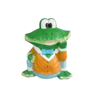 Sculpture abstraite Grenouille Figurine Décoration en Plastique Statue Décorative Réaliste