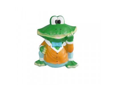 Sculpture abstraite Grenouille Figurine Décoration en Plastique Statue Décorative Réaliste
