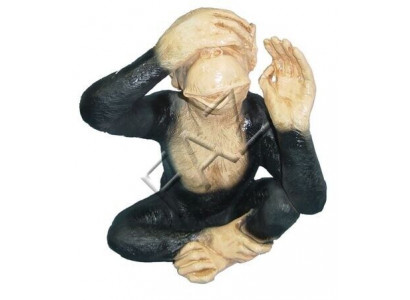 Conception de statue de singe figure sculpture chiffres sculptures décoration de jardin nouvellement décorée