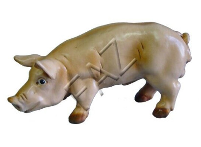 Figurine de cochon de design Statue de jardin Sculpture Figures Sculptures Décoration c197