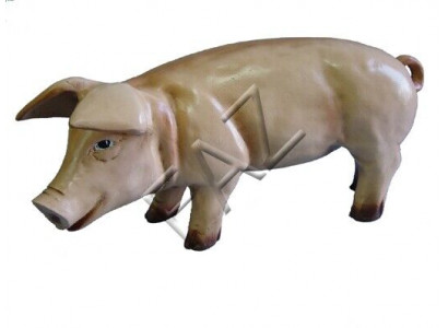 Sculpture de jardin en forme de cochon design Statue Sculpture de Figures Sculptures Décoration c47