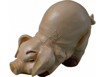 Conception Figurine de cochon Statue de jardin Sculpture Figurines Sculptures Décoration c672