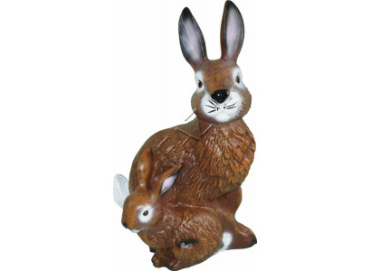 Conception Lapin Figure Statue de jardin Sculpture Figurines Sculptures Décoration nouvelle c649