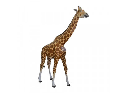 Sculpture de girafe moderne Figurine décorative Sculptures Décoration de zoo nouvelle 320x227x62cm