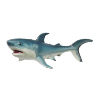 Requin abstrait Sculpture de 250 cm Statues abstraites Designer Sculptures colorées
