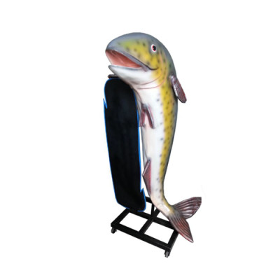 Sculpture Planche de surf Statue Support Sculptures Statues Figure Board Coloré 185 cm