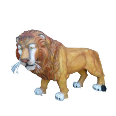 Décoration de jardin Zoo Lion Statue Figure Statues décoratives Sculptures Figures 210cm neuf