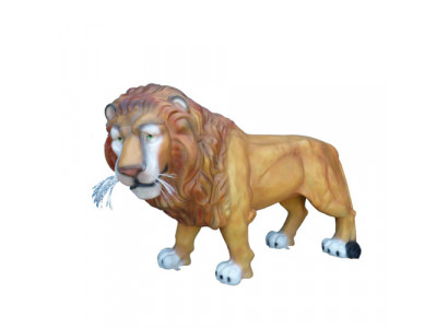 Décoration de jardin Zoo Lion Statue Figure Statues décoratives Sculptures Figures 210cm neuf