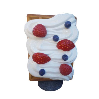 Figure gaufre stand gastronomie sculpture statues figures décoration 120cm