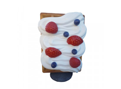 Figure gaufre stand gastronomie sculpture statues figures décoration 120cm