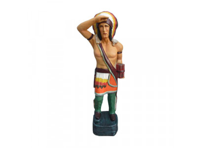 Figure indienne Statue Amérindienne Décoration de jardin Sculpture Figurines Statues 190cm
