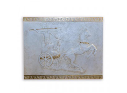 Figurine décorative de grande taille d'Alexandre Statue Sculpture 184x143cm Nouvelle figure Relief R113a