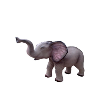 Figures de sculpture décorative grandeur nature d'éléphant Statues en forme d'éléphant 180cm