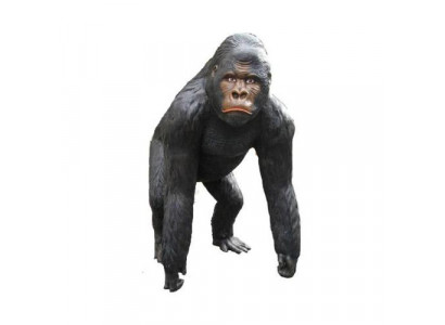 Statue décorative de gorille Statue de jardin Statues de 130cm Figurine grandeur nature en plastique