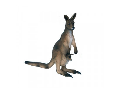 Kangaroo Statue grandeur nature Décoration Statues Sculpture Figures Décoratives de Jardin 174cm
