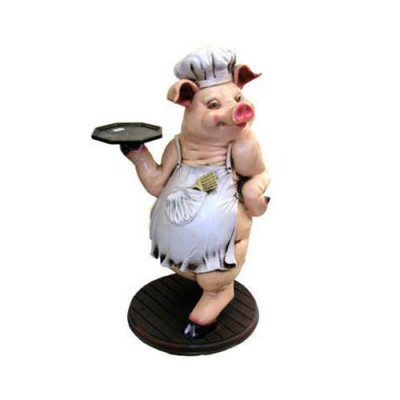Pig Butler Figure Statue Figures Statues Sculpture Restaurant Hotel 137cm neuf