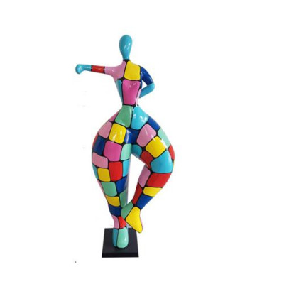 Figure abstraite Statue Ballerine Statues de jardin Décoration moderne Figures 132cm