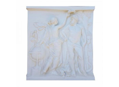 Style antique peinture en relief, figure décorative statue 94 x 100 cm, figures statues sculptures