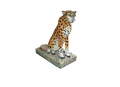 Décoration figure de jardin statue figures statues décoration nouvelles sculptures guépard Afrique