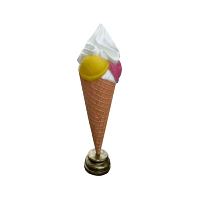 Glace Glace Salon de crème mur Décoration Chiffres Gastronomie Stand 130cm nouveau