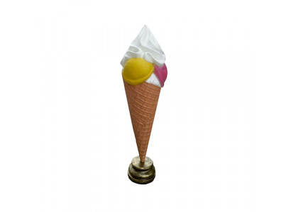 Glace Glace Salon de crème mur Décoration Chiffres Gastronomie Stand 130cm nouveau