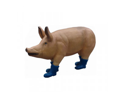 Décoration figure de jardin statue figurines statues décoration nouvelles sculptures cochon 100cm