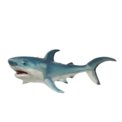Sculpture de poisson Figurines Statues Requin Décoration de la mer Statue en plastique 150cm nouveau