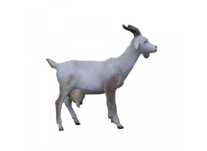 Statue décorative de chèvre, figure de jardin figurines statues 120 cm Figure grandeur nature en plastique