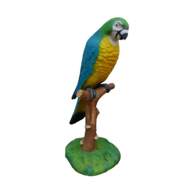 Perroquets oiseau figure des chiffres abstraits statues modernes peintes nouvelle statue de 110cm