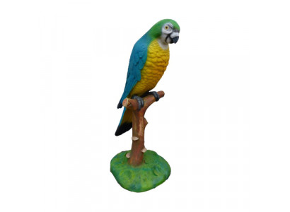 Perroquets oiseau figure des chiffres abstraits statues modernes peintes nouvelle statue de 110cm