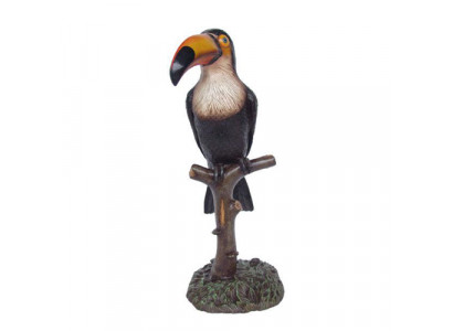 Décoration de jardin Oiseau Toucan 80cm Figurine Statue Sculptures Figures Perroquet 113cm