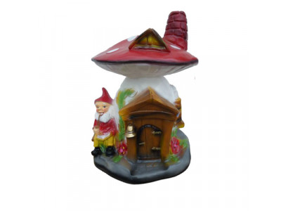 Sculpture Maison Champignon Statue Jardin Figurines 75cm Statues Sculptures Figure neuve