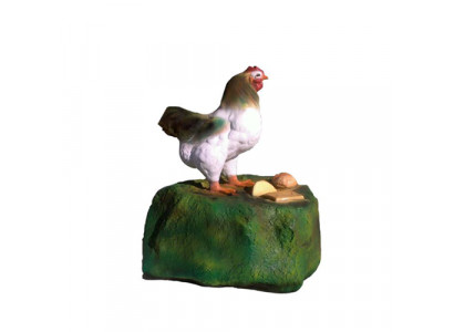 Figures décoratives en forme de poule en plastique Décoration de Pâques poule de jardin hauteur 59 cm nouveau