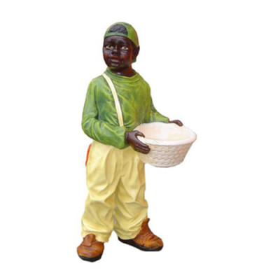 Figure décorative Statue Sculpture 90 cm Figures Statues Sculptures Noir USA P36