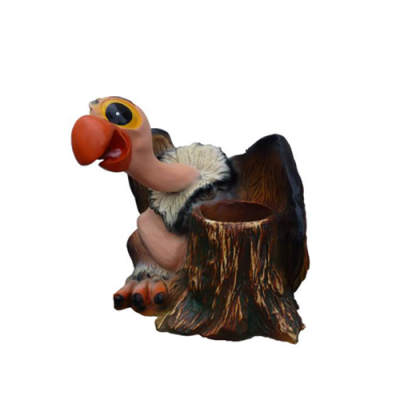 Figurine décorative vautour oiseau figurines de jardin sculpture statues sculptures 45cm nouveau