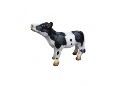 Veau Vache Boeuf Boucher Publicité Boucher Animal Stand Accroche-regard Statue 58 cm