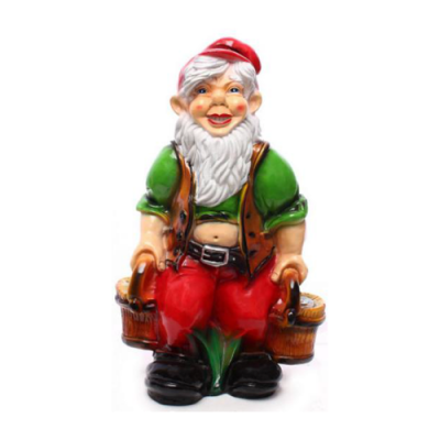 Décoration de maison de jardin Figurine Statue Sculptures Figurines décoratives Nain Artisanat K34